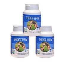 산양초유단백질 500mg 산양유단백질60프로 초유단백질10프로 함유(160정) 3개, 3통, 160정