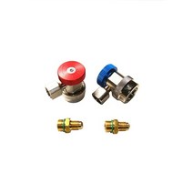 에어컨카플링 고압 저압 / 에어컨커플러 / 신냉 에어컨 캬프링 / 카플러 / 커플링 /신냉매 아답타 / 어댑터 / 아답터 / R134A / 대만제, 1개