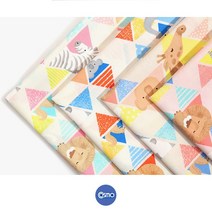 코스모 키즈랜드 03 포플린원단 아이멀티 1/2YD 퀼트원단 천, 키즈랜드03포플린원단-아이멀티 1/2YD