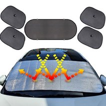 아반떼HD 햇빛가리개 앞유리커버 6종 햇빛차단 차박-72394EA-72394EA, 앞창내부장착6종세트