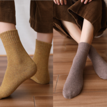 수족냉증 환절기 봄 따뜻한 감성 양모 니트 패션 울 깔맞춤 패션 양말