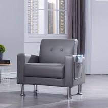 수오 [수오]루틴 1인용 사이트 포켓 인조가죽 좌식 소파, 아이보리