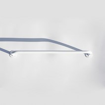 지엔디스플레이 옷가게 고정식 드레스룸 파이프 옷걸이바 옷정리 폴 벽행거 철제 백화점 다용도 압축봉헹거 수건걸이 압축봉, 21. 화이트(가로60cm)