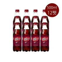 닥터페퍼 500ml 12개 체리맛 콜라 탄산 음료수 체리콕, 닥터페퍼 500ml 12개.SE