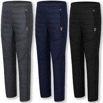 패딩바지 방한 솜 누빔 스판 기모 깔바지 낚시 작업복