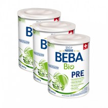 수입 독일 분유 네슬레 분유 베버 바이오 프레 BEBA PRE Bio Anfangsmilch 800g x 3