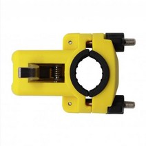 낚시대 브래킷 조정 가능한 고정 내구성 보트 폴 마운트 홀더 액세서리 낚시 그립 테일 헤드 레스트 도구, 노란색