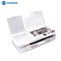 SS-001A 휴대용 휴대 전화 LCD 화면 메인 보드 IC 부품 수리 플라스틱 스토리지 박스, [03] SS-001A  10PCS