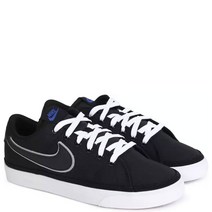 나이키 남성 Court 스니커즈 운동화 캔버스 신발 쿠셔닝 폼 테니스 단화 검정