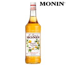 모닌 패션프룻 시럽 1L 카페 음료 시럽 커피 라떼 토핑 대용량, 1개