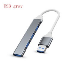 USB C 허브 3.0 3.1 4포트 멀티 분배기 어댑터 OTG Great Wall Haval Hover H3 H5 H6 H7 H9 H8 H2 M4, 03 Gray usb