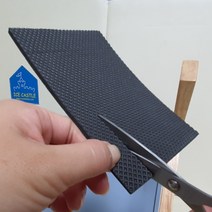 의자끌림 긁힘방지 EVA 패드 스티커 직사각 2P