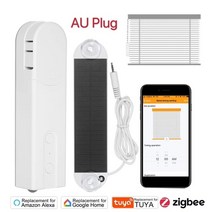 자동커튼 전동커튼 전동커튼레일 tuya zigbee 자동 커튼 제어 시스템 이중 창 정전 음영 전동 얼룩말 롤러 블라인드, au 플러그 지그비