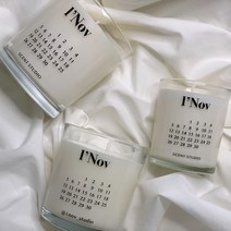 [무료 레터링변경] 캔들 소이캔들 실내방향제 향초, 7oz, 기본포장, 핑크샌드