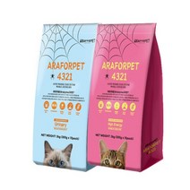 아라포펫 4321 아라자임 고양이사료 1.2kg, 유리너리