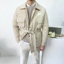 맨즈클래식 남자 바버벨트 패딩 야상 사파리 필드자켓