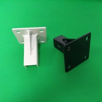 보조바퀴 3030/3060 알루미늄 압출 프로파일 피트 커넥터 바닥 장착베이스 플레이트 스틸 회색 분말 코팅, 03 3030-White Color