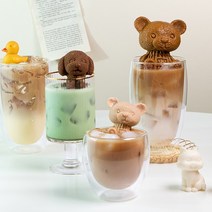 [이우아여사]말랑말랑 실리콘 동물 얼음틀 캔들 몰드 6종 택1, 오리