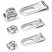 자커 걸고리 자물쇠 경첩 걸이 자물쇠 고리 시건장치 국산 (규격 5가지 사이즈), 중