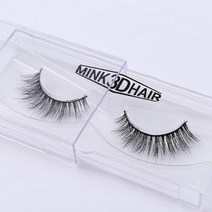 1 쌍 수제 3D 리얼 밍크 헤어 뷰티 두꺼운 긴 거짓 밍크 속눈썹 눈 속눈썹 한 속눈썹 확장 자연 컬링, 1 pair-A13