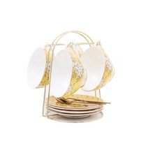 티팟 세트 영국풍 애프터눈 티세트 본차이나, B. 찻잔세트(4개)