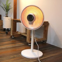 스탠드 전기히터 전기난로 카본히터 온풍기 좌우회전, 단일컬러