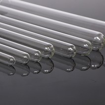 50 개/몫 10x100mm 둥근 바닥 유리 테스트 튜브 실험실 소모품 두꺼운 투명 용품