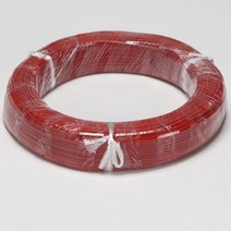 테프론 전기전선 릴선 3.5SQ 적색(100M)