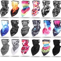 Joyce shop 오래달리기 오래반다나 겨울고리형 겨울 열 웜 보온 넥워머 햇빛가리개 피부보호 자외선차단 UV차단 열감 버프 햇빛차단 자전거 등산 골프 오토바이 마스크 반다나