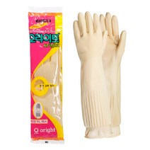 오라이트 특대 XL 고무장갑 미색 분홍 빨강, XL 특대