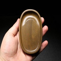 She Inkstone 자연 바위 작은 타원형 Inkslab 예술 Sumi e 물 잉크 브러시 달필 회화 도구 9 5x6 5x1 5cm, 한개옵션0
