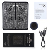 마사지의자 마사지베드 마사지기계 소형안마의자 Ms.Dear-EMS 발 마사지 매트 6 모드 9 단계 전기 펄스, 01 Foot Massage Mat