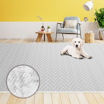 신나라-닷컴_헤링본 2M 애견방수매트 러그 카페 복도 대형장판 층간소음 반려 대형 방지 거실놀이 동물 애완 실내 강아지용 쿠션_ tlsskfk, 신나라_닷컴-옵션_헤링본W 마블 2M