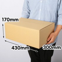[바보사랑] 택배박스 430X300X170 (A형)묶음36장, 상세 설명 참조, 상세 설명 참조
