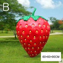 딸기조형물 딸기축제 행사 조각품 D-949, B