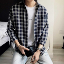 다잇템 남자 셔츠 FW 플레인 체크패턴 데일리 셔츠