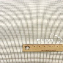 퀼트 수입린넨원단 광목 린넨 캔버스 누빔 피드색 지지미 원단 천 syunss khaki 토끼 그리드 인쇄 된 면직물 diy tissue patchwork telas 바느질 아기, 160x50cm
