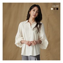 [라우렐] [사이즈한정] 비스코스100 볼륨 블라우스 1종