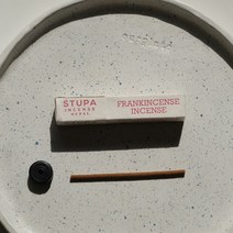 Stupa 스투파 튜브형 인센스 스틱 네팔 향피우기 홀더 세트, frankincense