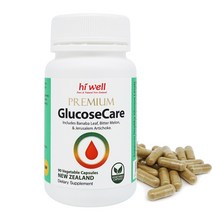 뉴질랜드 하이웰 프리미엄 글루코케어 90캡슐 1통 Newzealand Hiwell GlucoseCare, 한통당 60캡슐