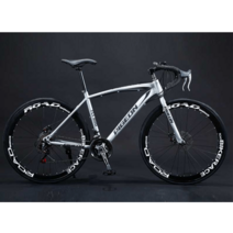 입문용 로드자전거 가성비 학생 사이클 저렴한 출퇴근, 3휠 30단 블랙