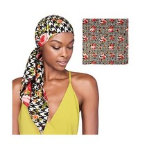 Red by Kiss Woven Silky Satin Square Scarf Hair Scarves Head Wraps for Sleeping 36 X 36 inches