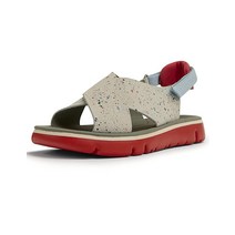 Camper 여성용 Oruga 샌들 플랫 미디엄 그레이 9