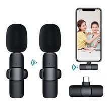 노이즈캔슬링 무선 마이크 유튜브 촬영용 스마트폰, type-c