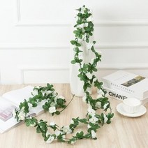 웨딩 파티 아치 조화 가랜드 덩쿨 로즈 인공 꽃 갈 랜드, White