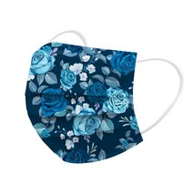 어른 일회용 마스크 3단 비말방지 꽃 프린트 패션 봄꽃 A413, F개