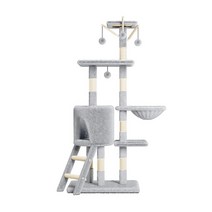 backrobo 조립식 캣타워 타입 중형 캣타워, 1개, 그레이-2
