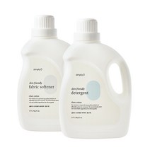 심플리오 스킨 프렌들리 세탁세제 2.5L + 섬유유연제 2.5L 번들, 1개