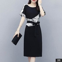 가바바 여성 빅사이즈 롱원피스 남성도 여성이었으면 살만한 크로커패턴 밸터 원피스 5XL까지 G58757