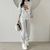 르엠마 SET 맨투맨 긴바지 트레이닝 하의 여자트레이닝세트 홈웨어 츄리닝 여성트레이닝세트 여자긴팔 여자운동복 여성운동복 여성 긴팔 트레이닝복 세트 80926(10)